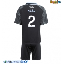 Maglie da calcio Aston Villa Matty Cash #2 Seconda Maglia Bambino 2025-26 Manica Corta + Pantaloni corti)